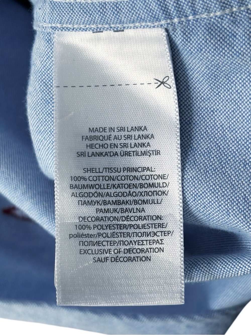Polo Ralph Lauren Classic Fit Varsity Embroidered blue Oxford Shirt | M - Picture 14 of 16